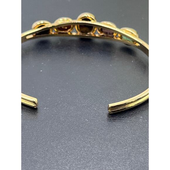 Scarab Cabochon Insect Beetle Tiger-eye Agate chalcedony Cuff‎ bracelet
Bracelet - Picture 6 of 7